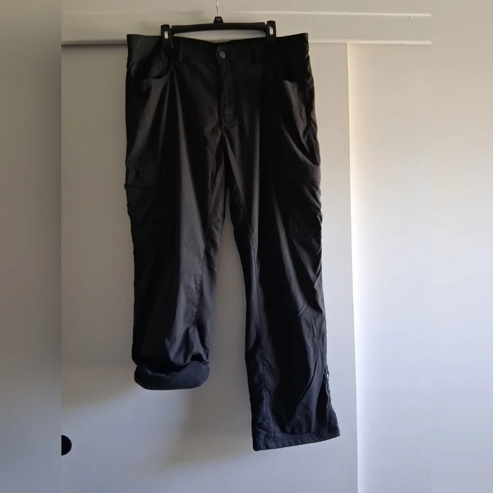 Prana Convertible Cargo Fleece Lined Pants Sz 38 Outdoors Hiking Minimalist - Picture 5 of 10